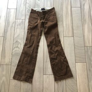 Vintage Hollister brown stretch pants size 1